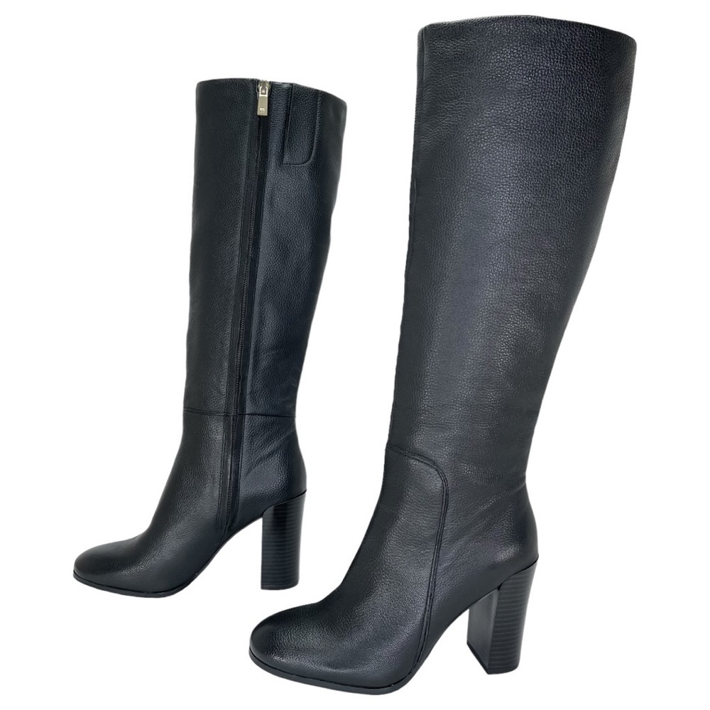 Kenneth Cole New York Justin Black Leather Knee High Womens Boots Size 6.5M - Picture 16 of 16